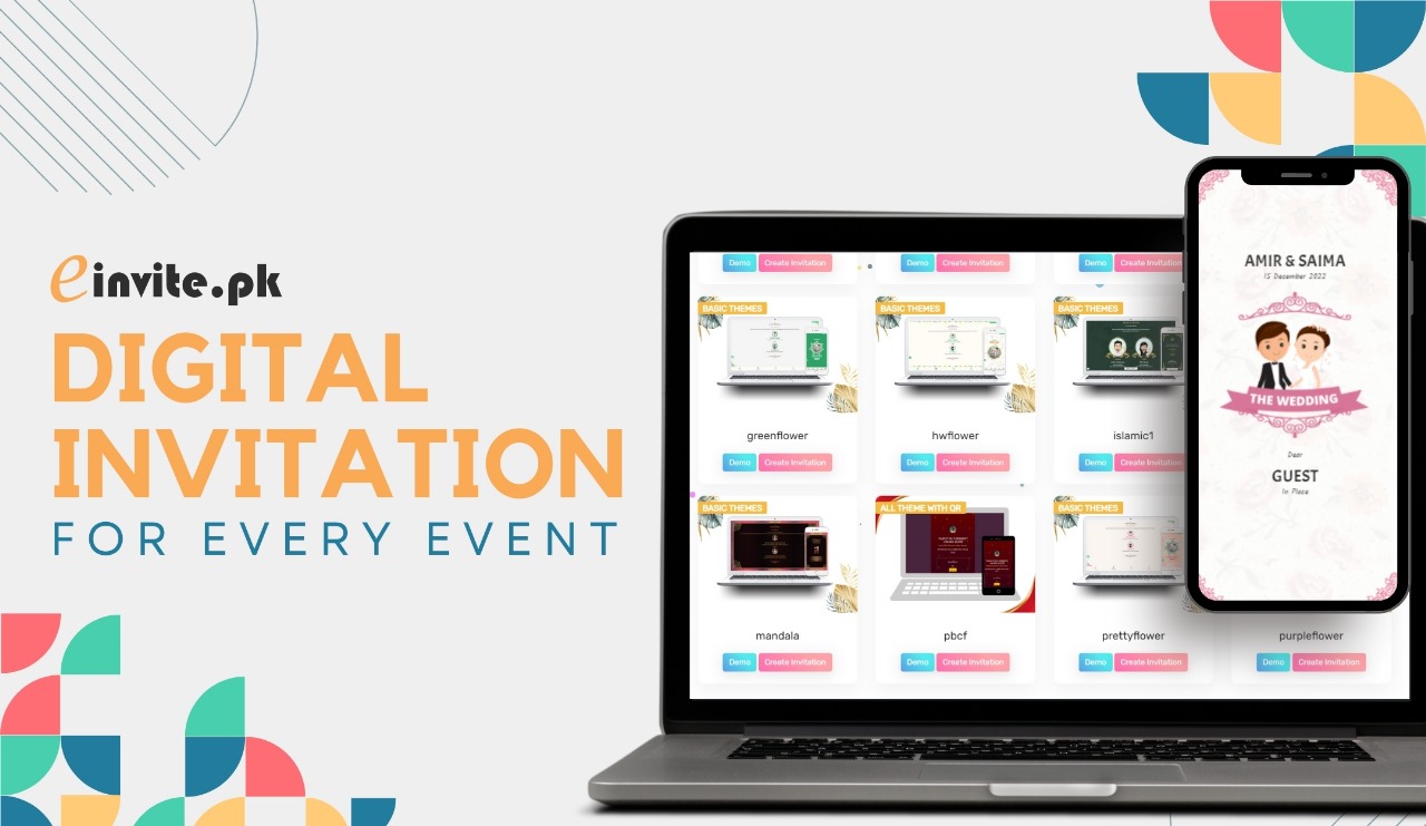 Digital Invitation | Online Invitation RSVP QrCode
